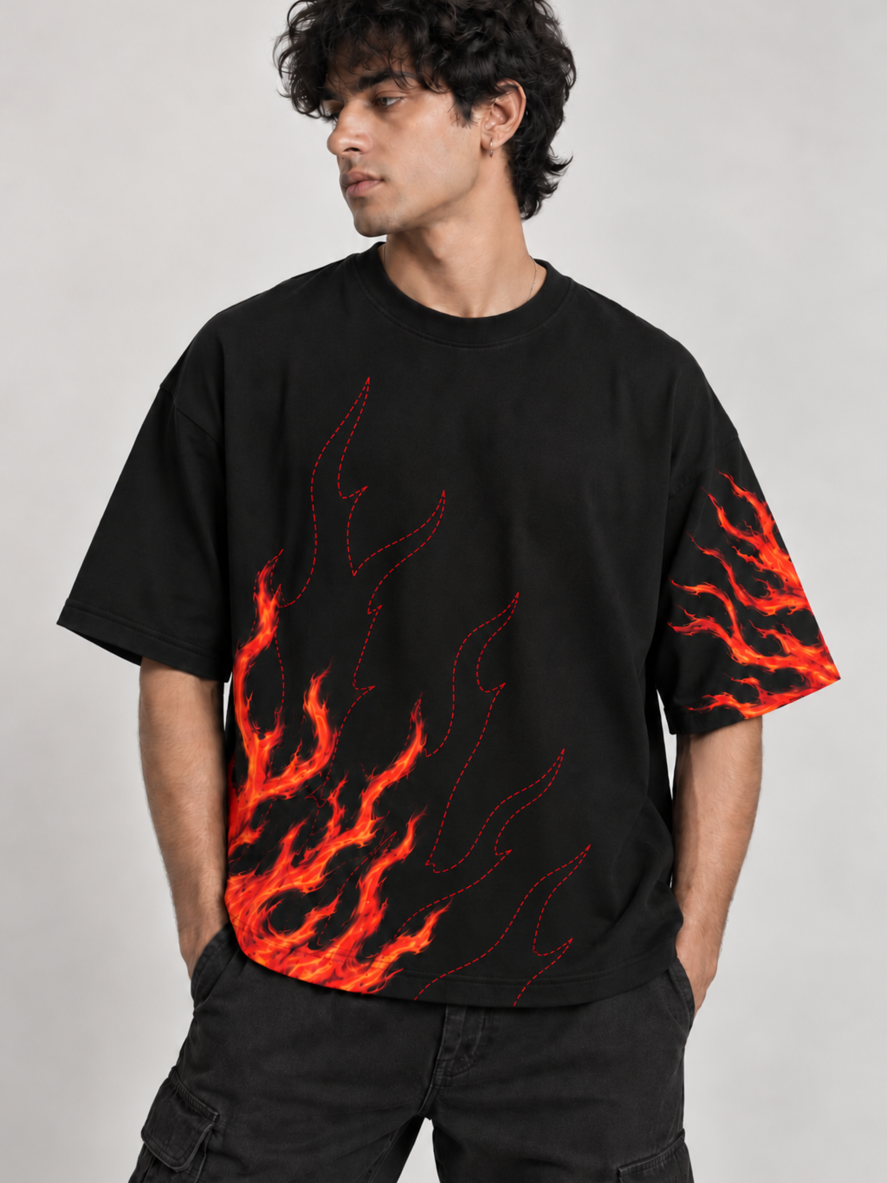 Ignited Oversized Tee - Men