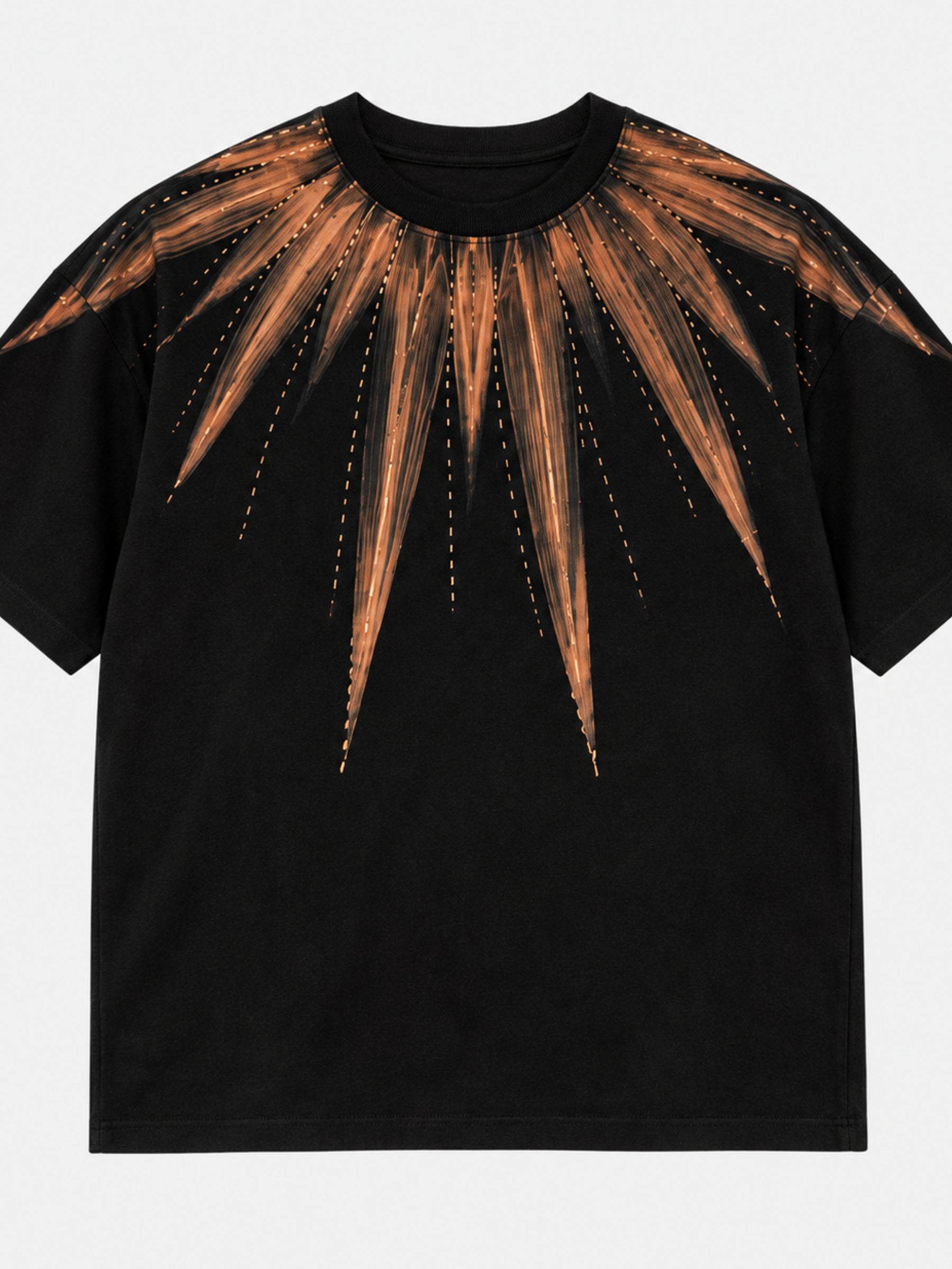 Inferno Bloom Oversized Tee - Women