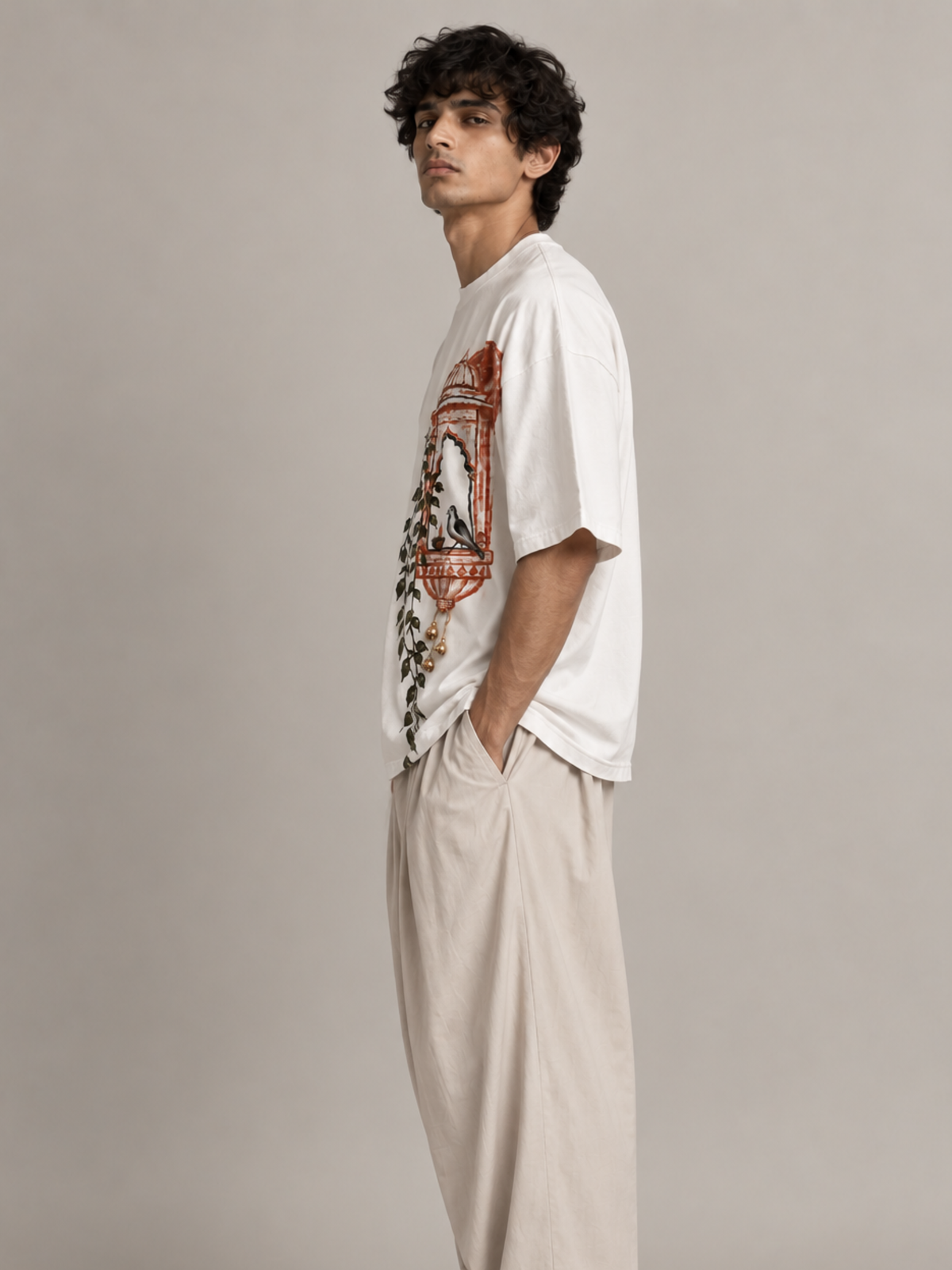 Angan Oversized Tee - Men