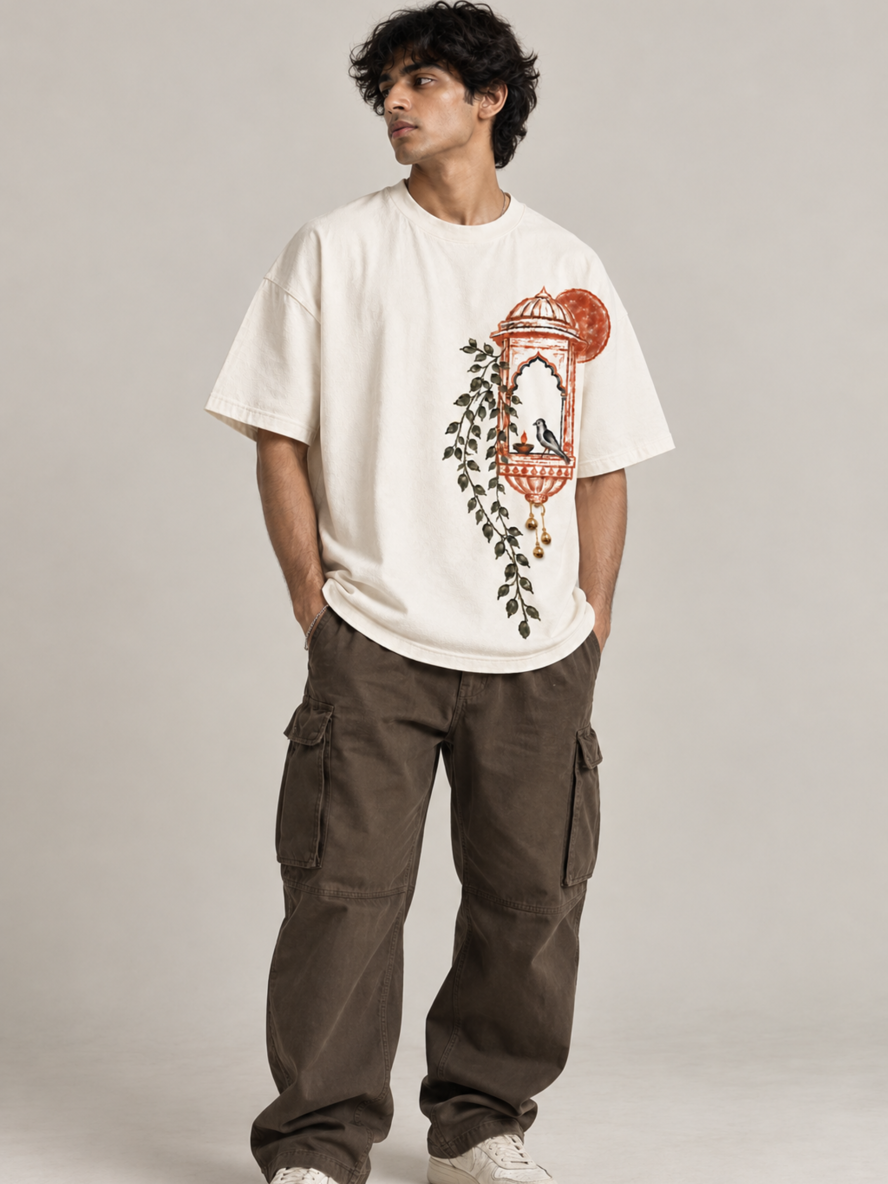 Angan Oversized Tee - Men