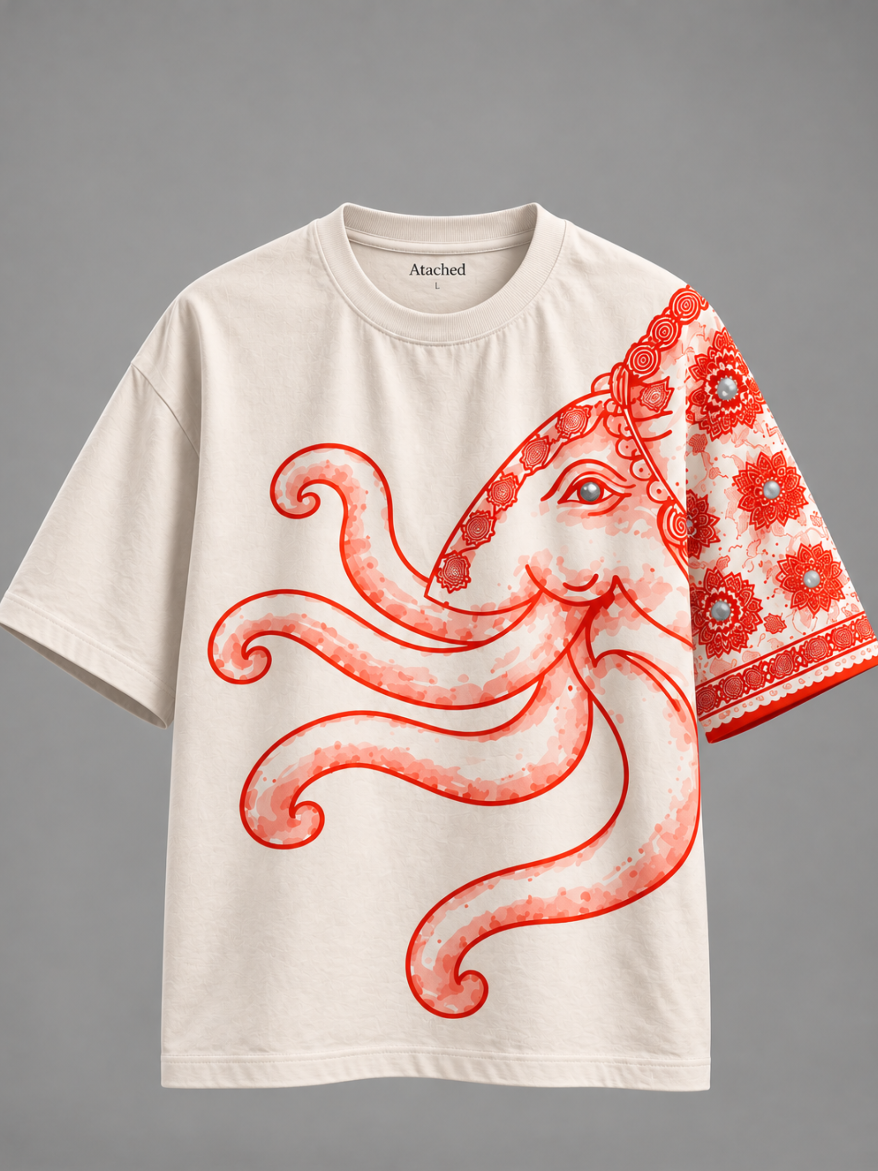 Shubh Labh Oversized Tee - Men