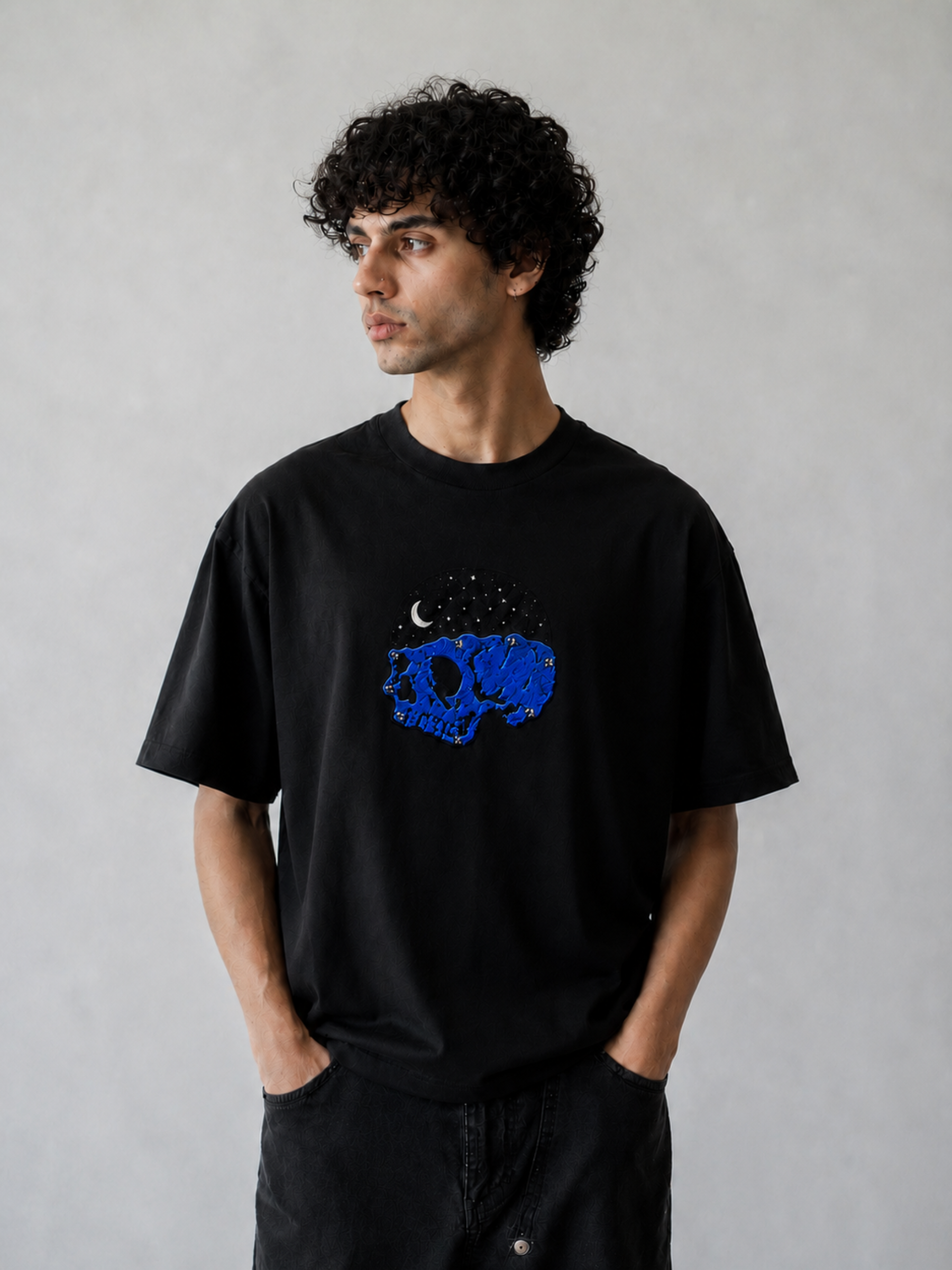 Roopkund Skull Oversized Tee - Men
