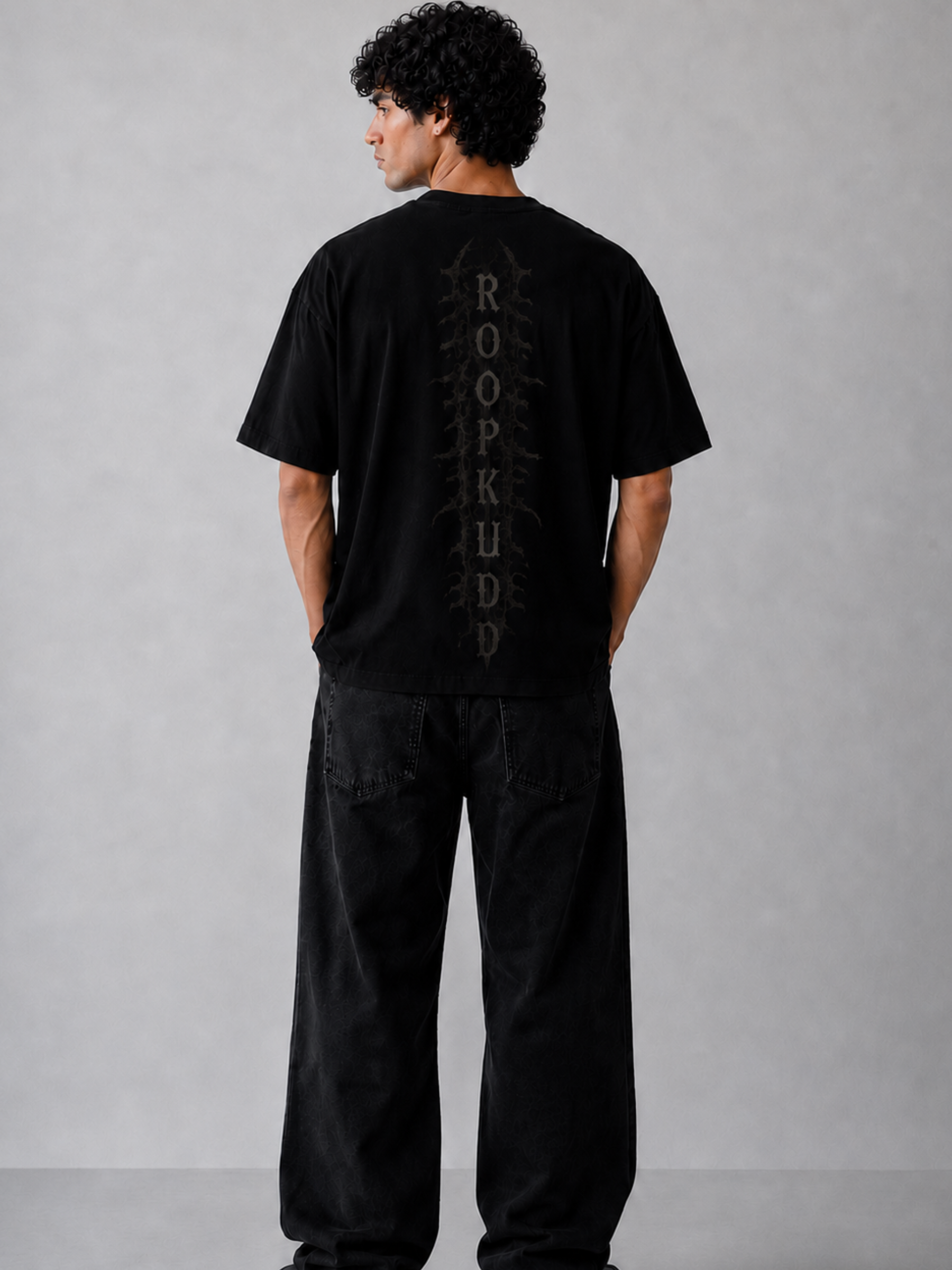 Roopkund Skull Oversized Tee - Men