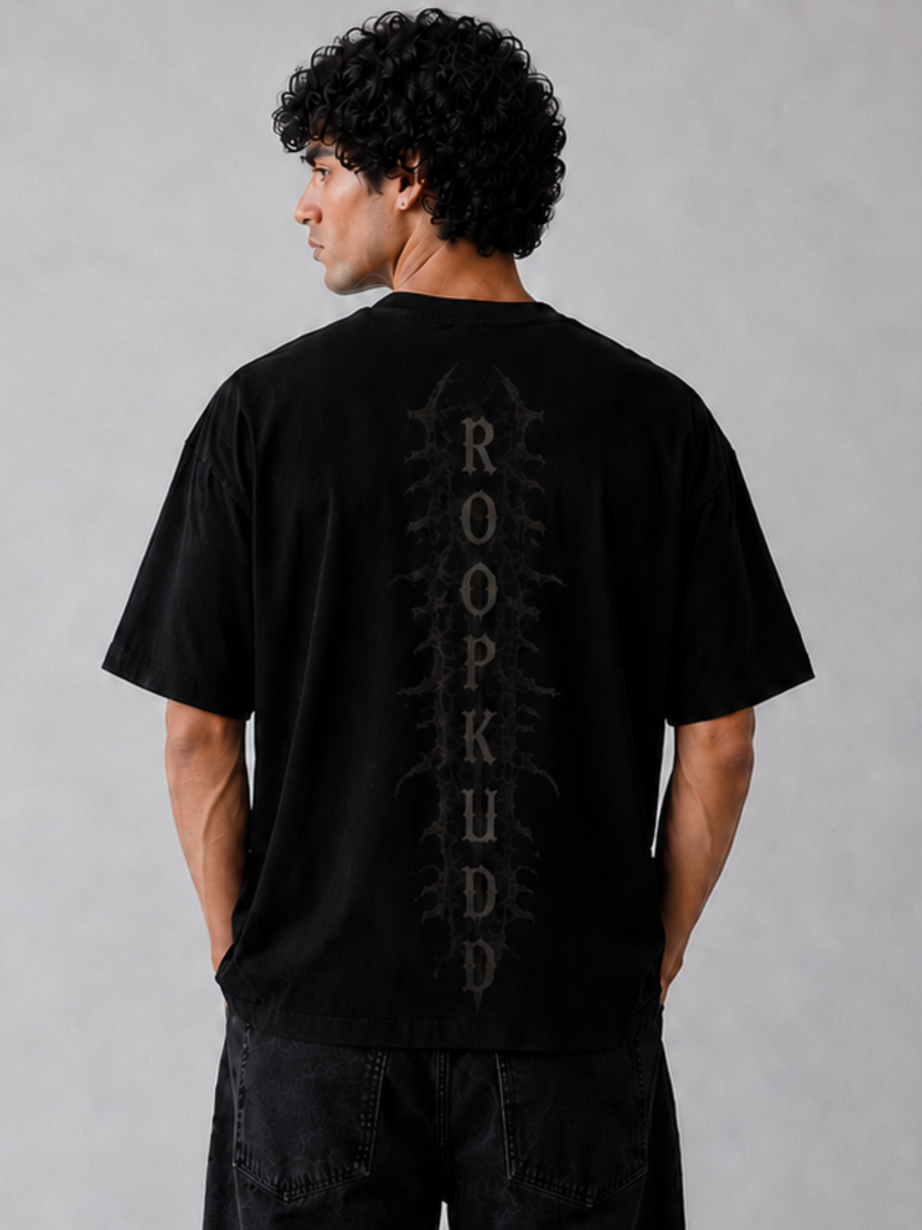 Roopkund Skull Oversized Tee - Men