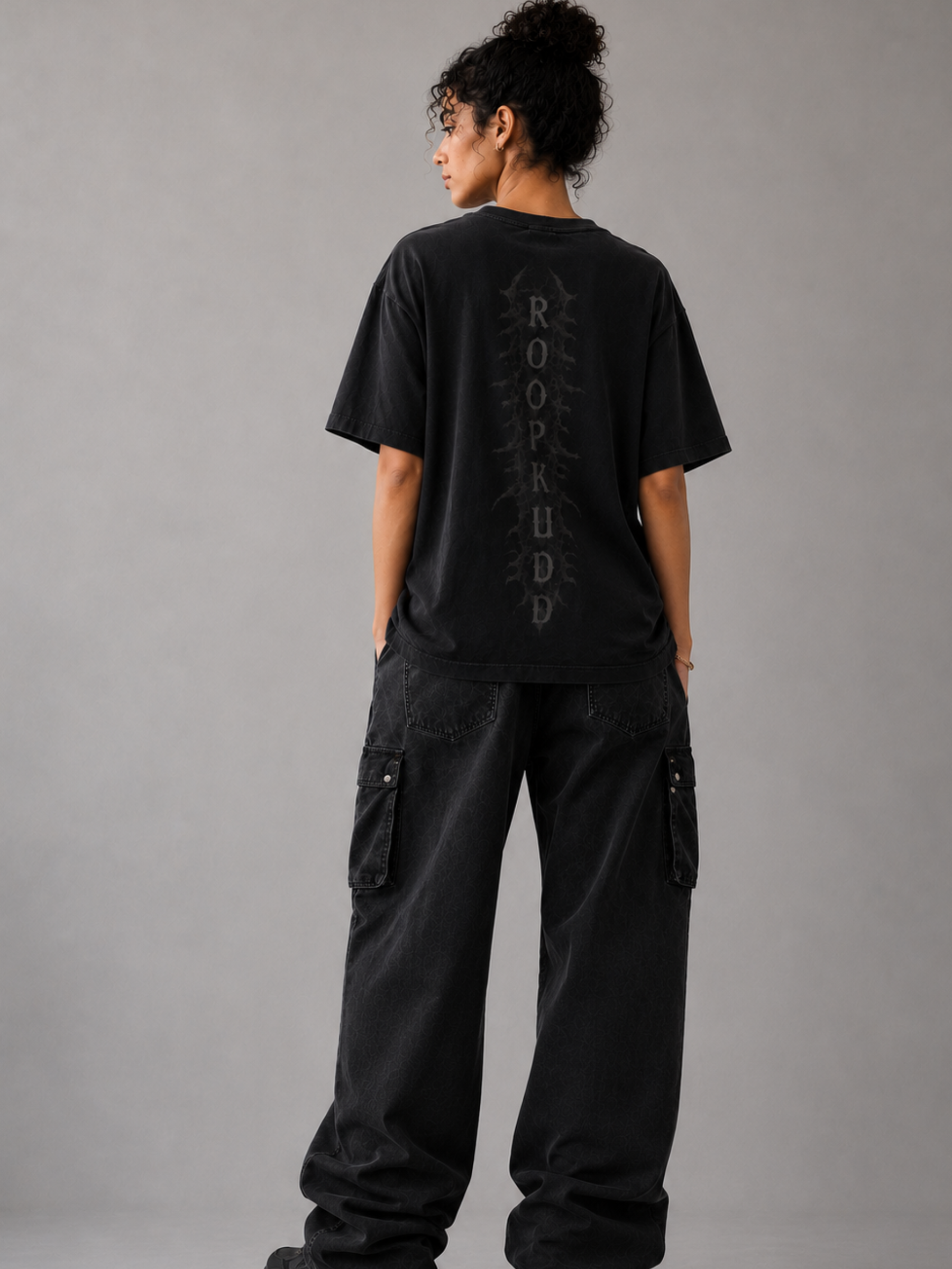 Roopkund Skull Oversized Tee - Women