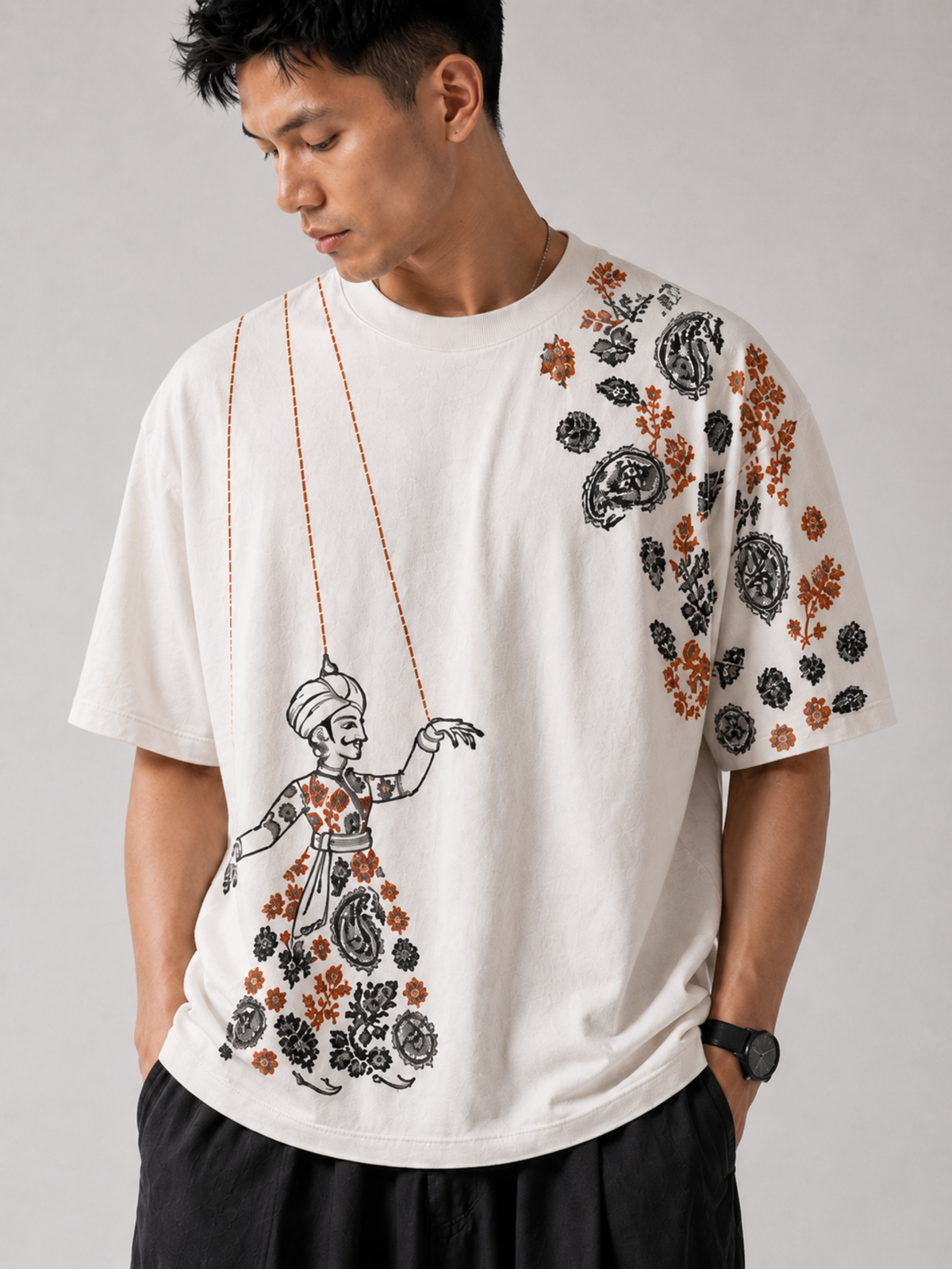 Kathputli Oversized Tee - Men