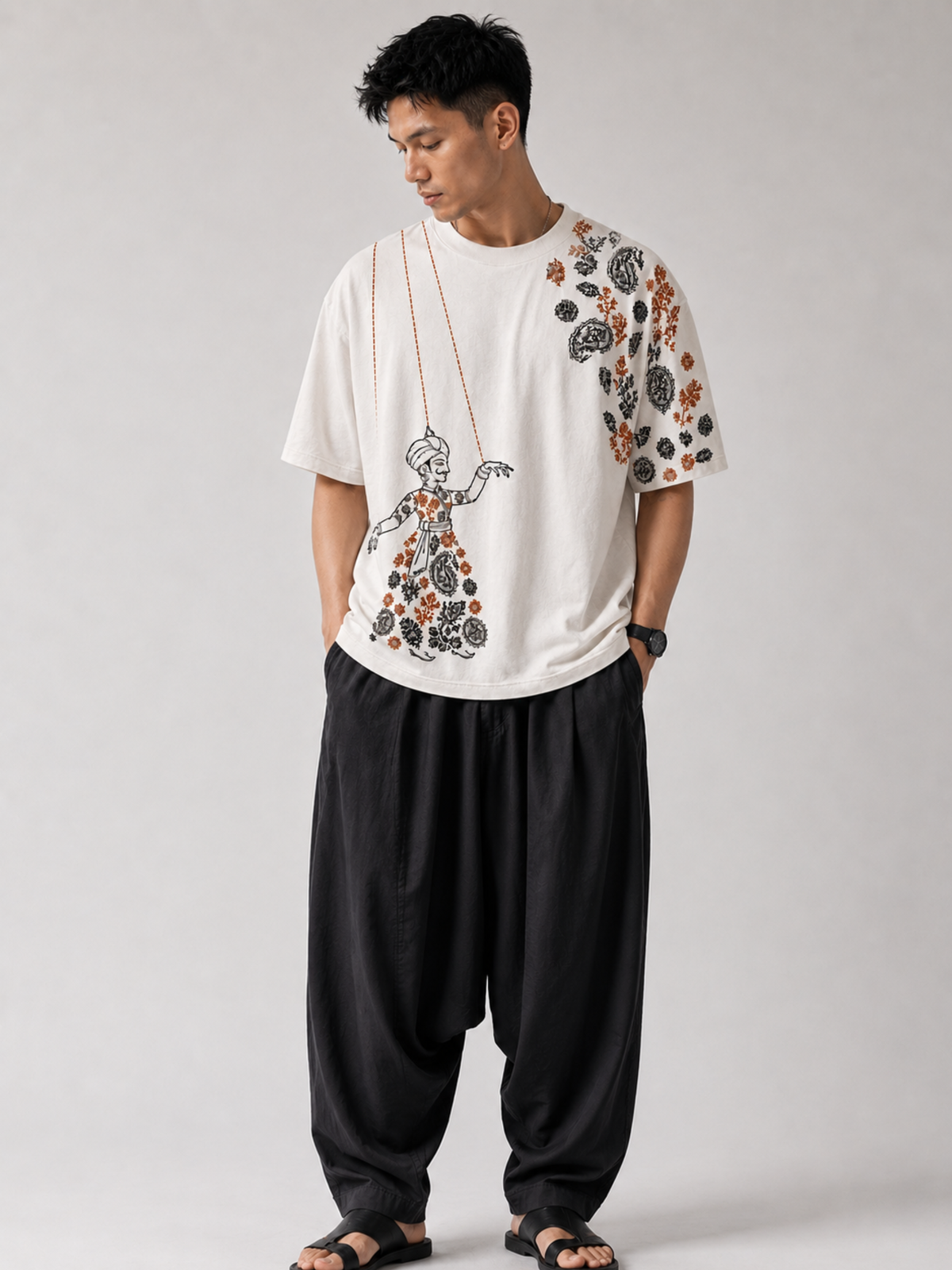 Kathputli Oversized Tee - Men