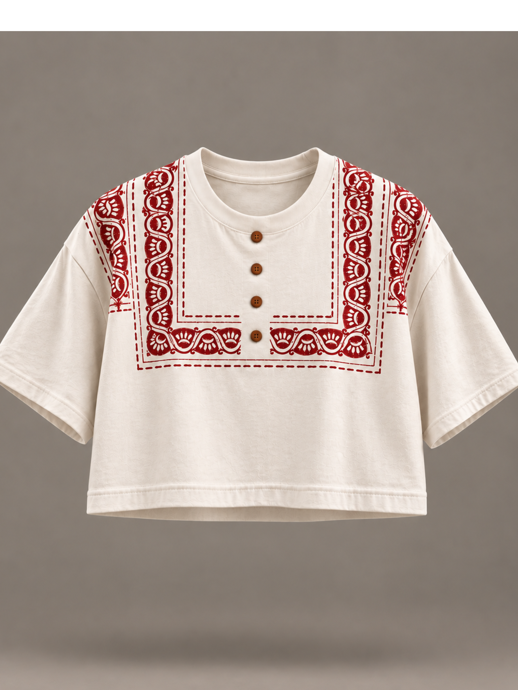 Karigari Oversized Tee+CropTop-Couple Combo
