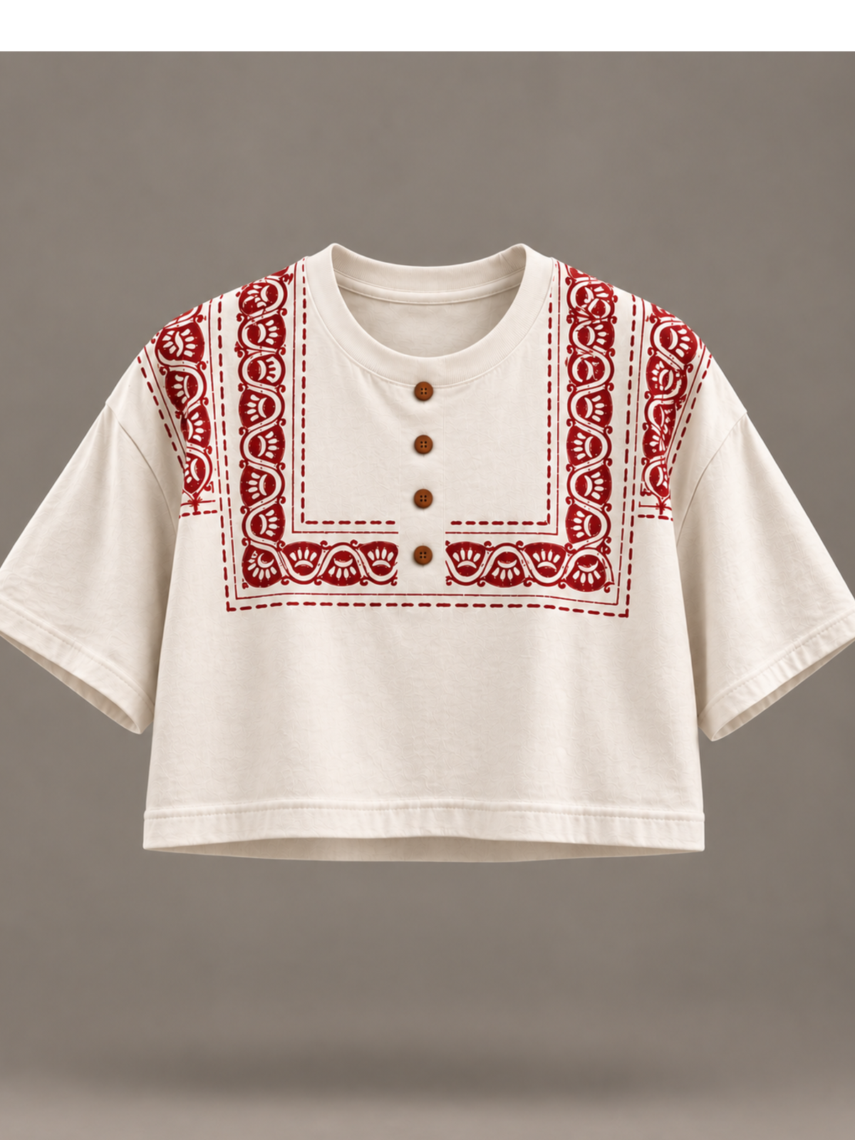 Karigari Oversized Tee+CropTop-Couple Combo