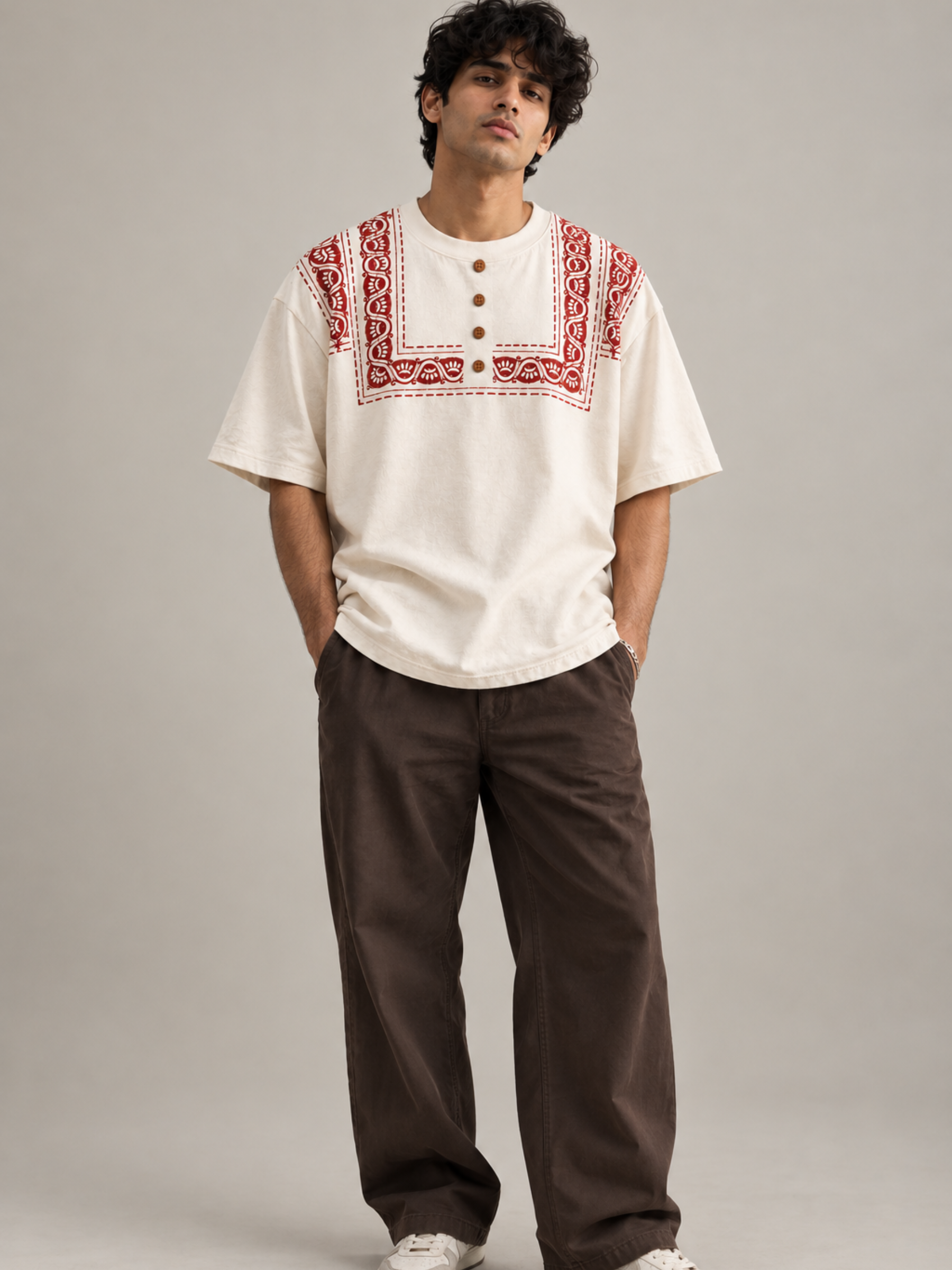 karigari Oversized Tee-Men
