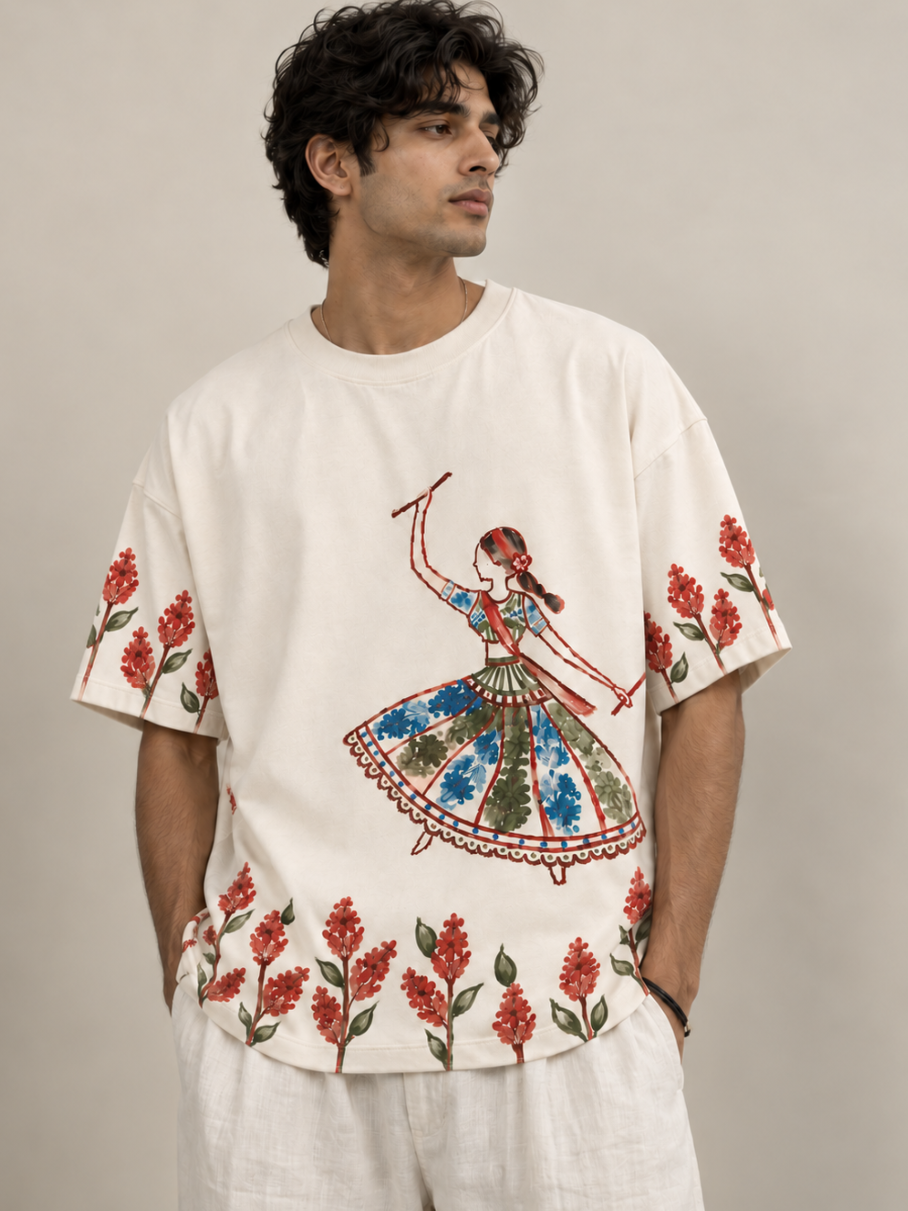 Jashn Oversized Tee - Men