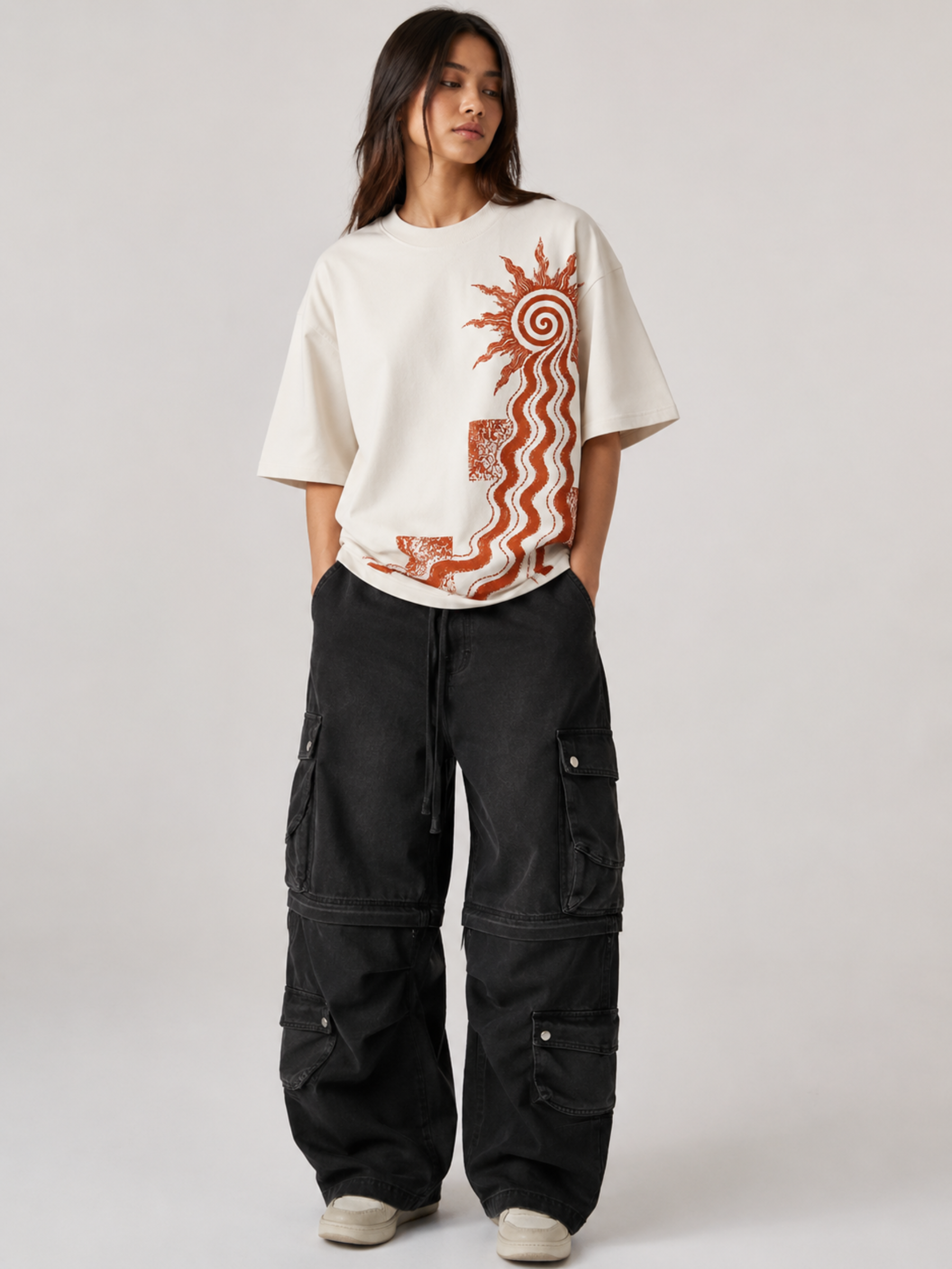 SunRays Oversized Tee - Women