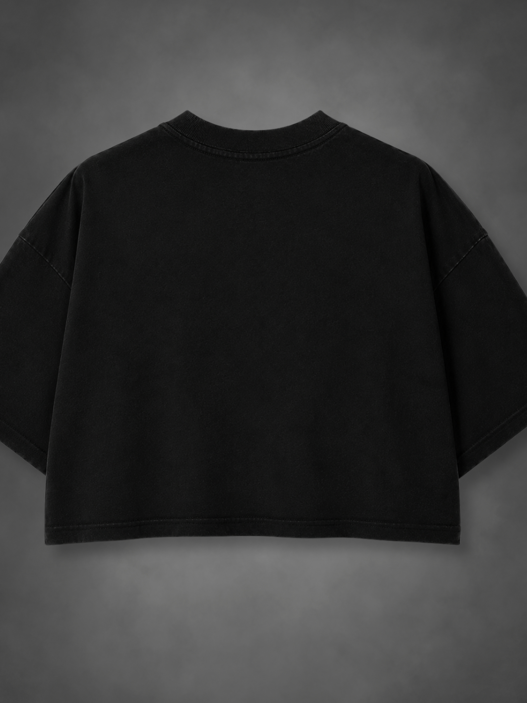 MJ BAD Typo Crop Top - Women Black