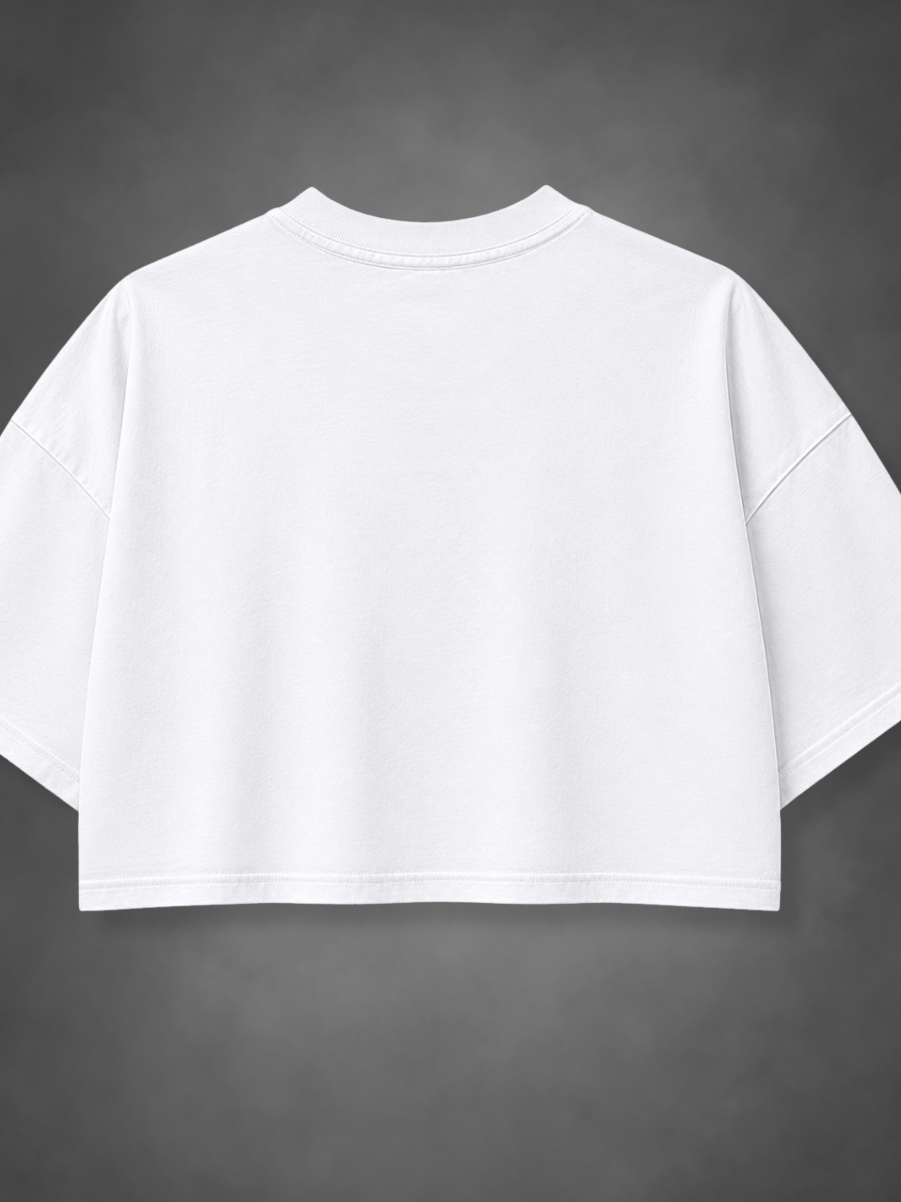 MJ BAD Typo Crop Top - Women White