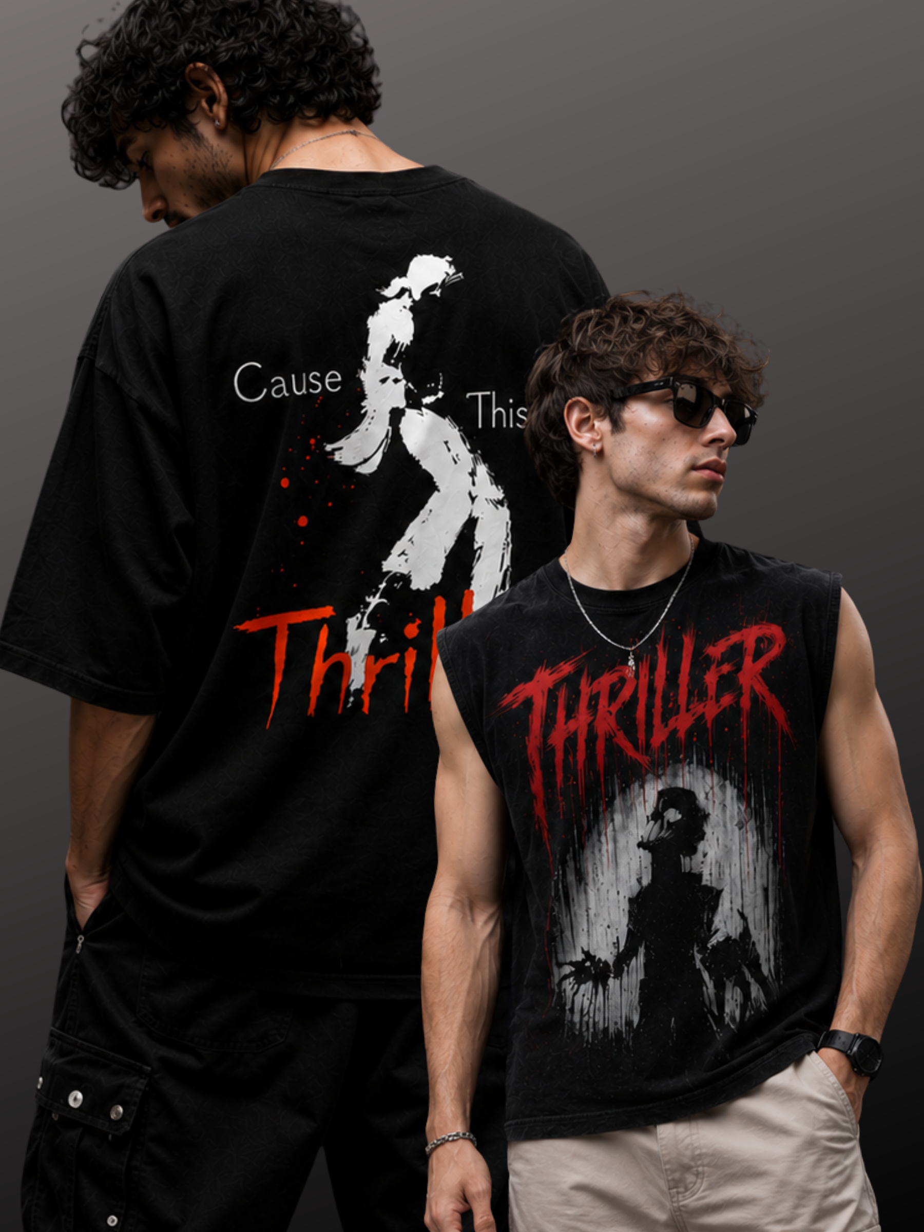 MJ Thriller Elite Vest + Tribute to MJ Tee — Unisex Combo
