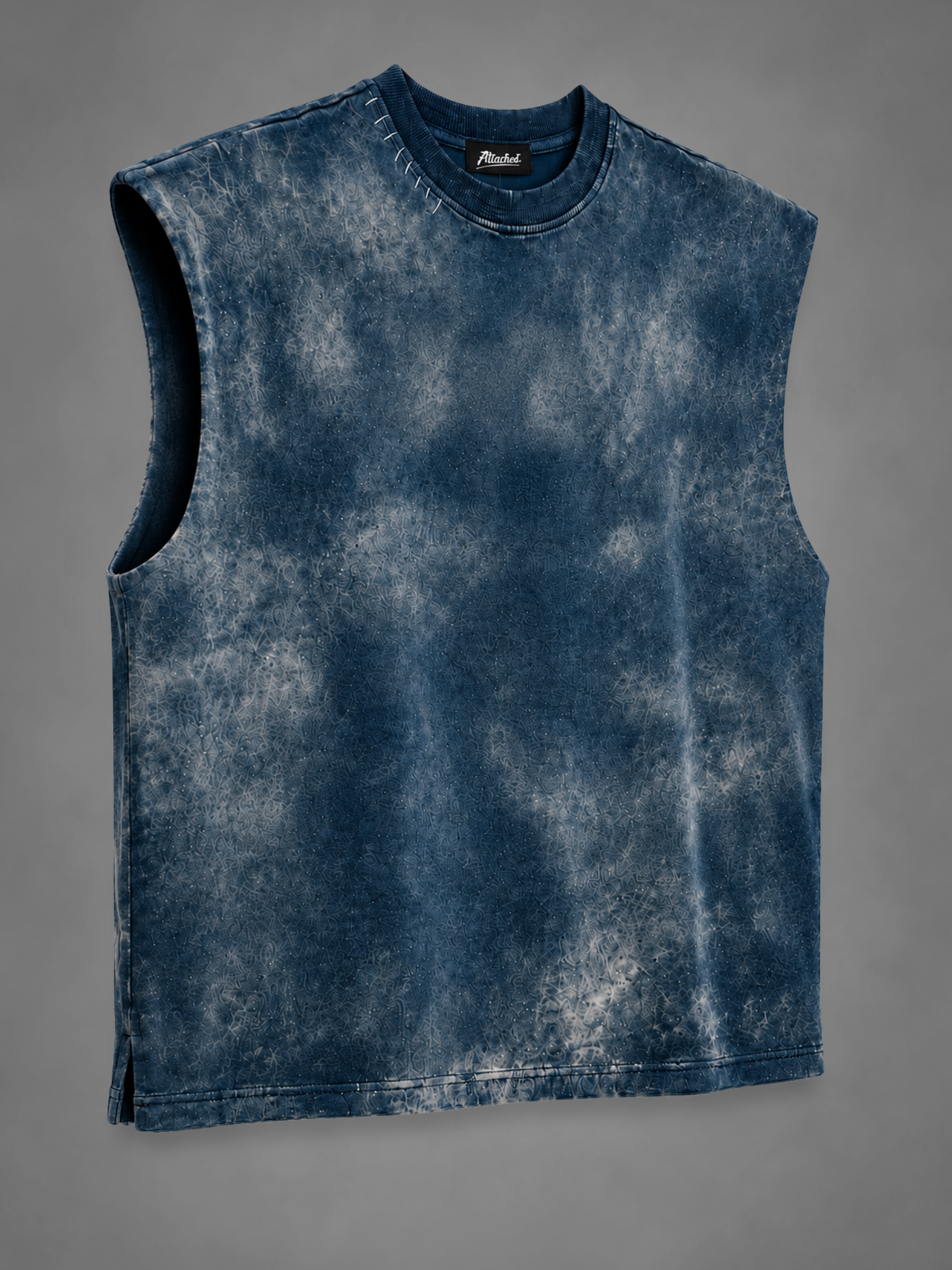 Ocean Blue Sculpt Vest - Men