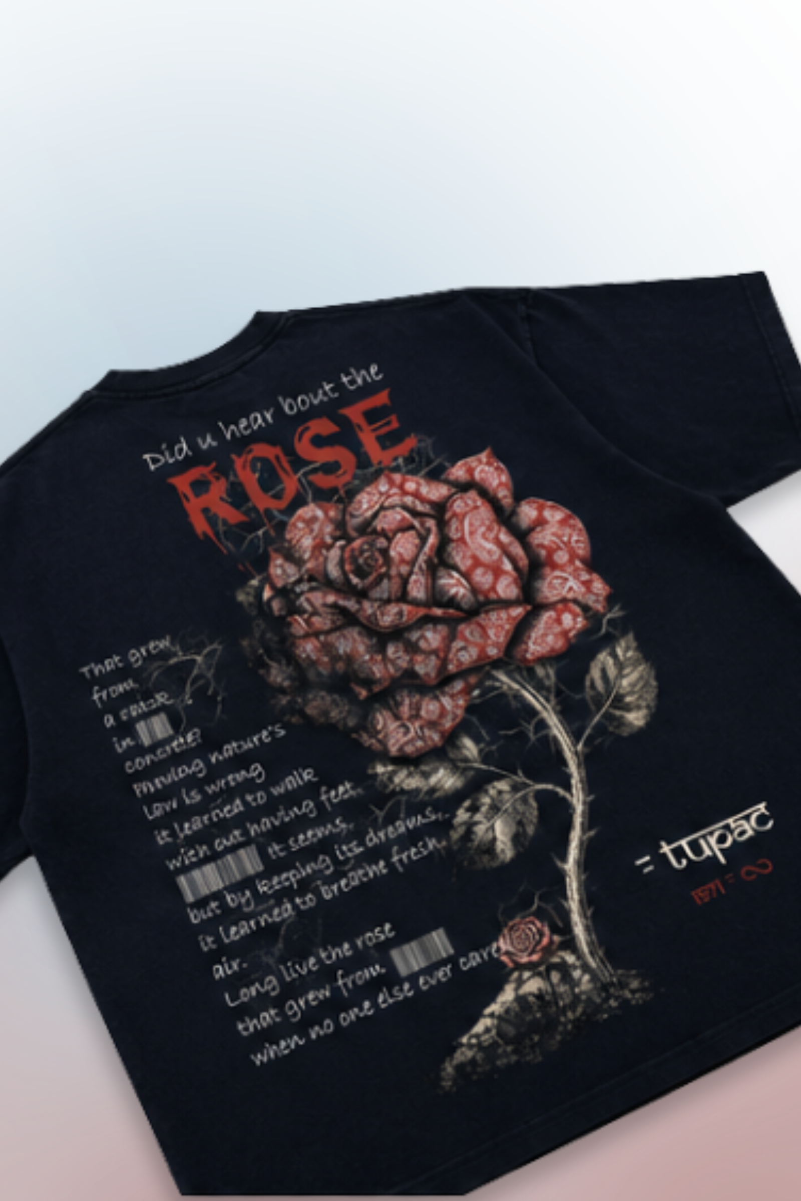 Long Live the Rose Oversized Tee - Women